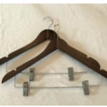 Hangers Beverly K-30-W Series with metal bar and clips