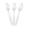 Polystyrene Tea Spoon White Medium Weight