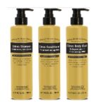 Pharmacopia Citrus Shampoo, Conditioner, Bath Gel
