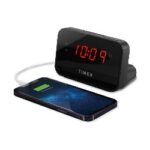 Clock and Alarm with USB Charging – Timex