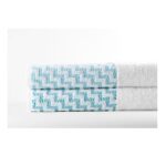 Pool Towel – Caribbean Sea Elevations Stairstep