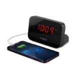 Clock and Alarm with USB Charging – Timex