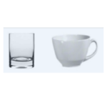 Glass Tumbler and Coffee Mug