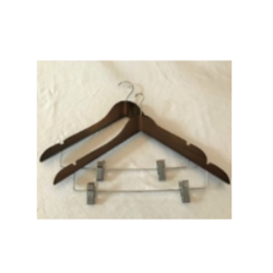 Hangers Beverly K-30-W Series with metal bar and clips