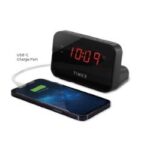 Clock and Alarm with USB Charging – Timex