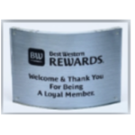 Best Western Rewards Recognition Plaque *Branded*