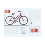 Classic Plus Red 3-Speed Bicycle (US Only)
