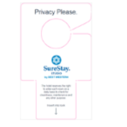 Door Hanger Signs RFID Door Insert *Branded*