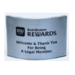 Best Western Rewards Recognition Plaque