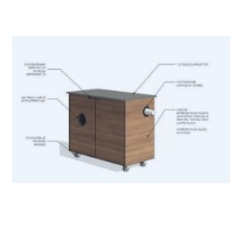 Coffee Station Cabinet Hubert