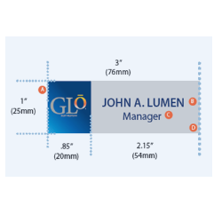 Glō Name Tags **Signature Item**