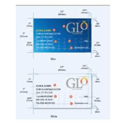GLō Business Cards
