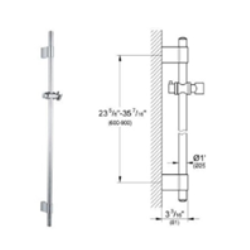 Shower Bar - ADA Grohe