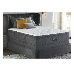 Simmons Black Napa Plush