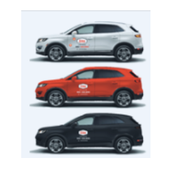 Courtesy Vehicle Signage