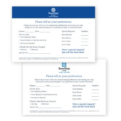 Housekeeping Cards *Branded* (OPTIONAL)